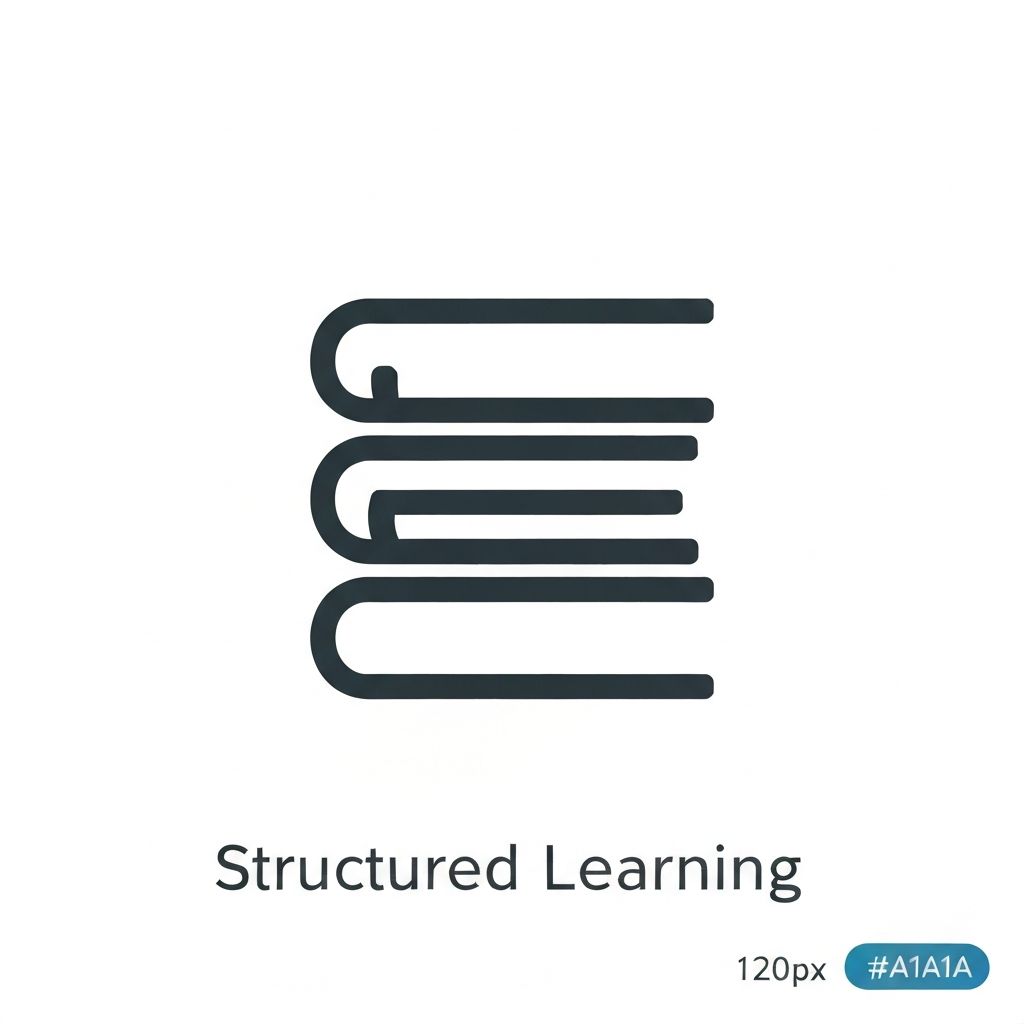Structured learning icon